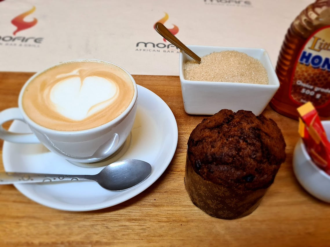 Cappuccino and muffin