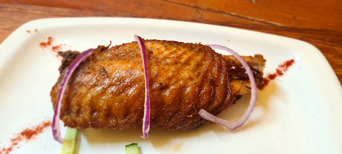 Peppered Turkey piece